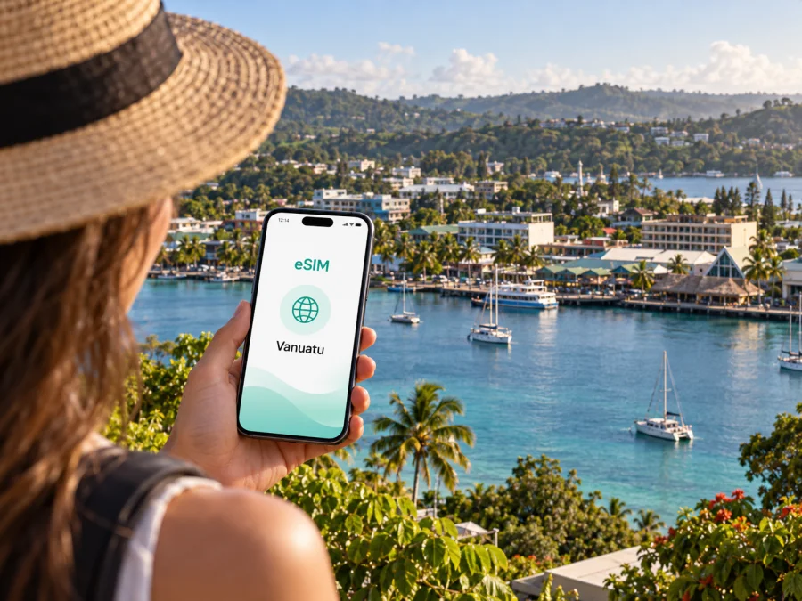 eSIM en Port Vila: internet móvil para tu viaje
