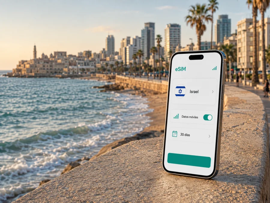 eSIM para Tel Aviv: internet móvil en Israel