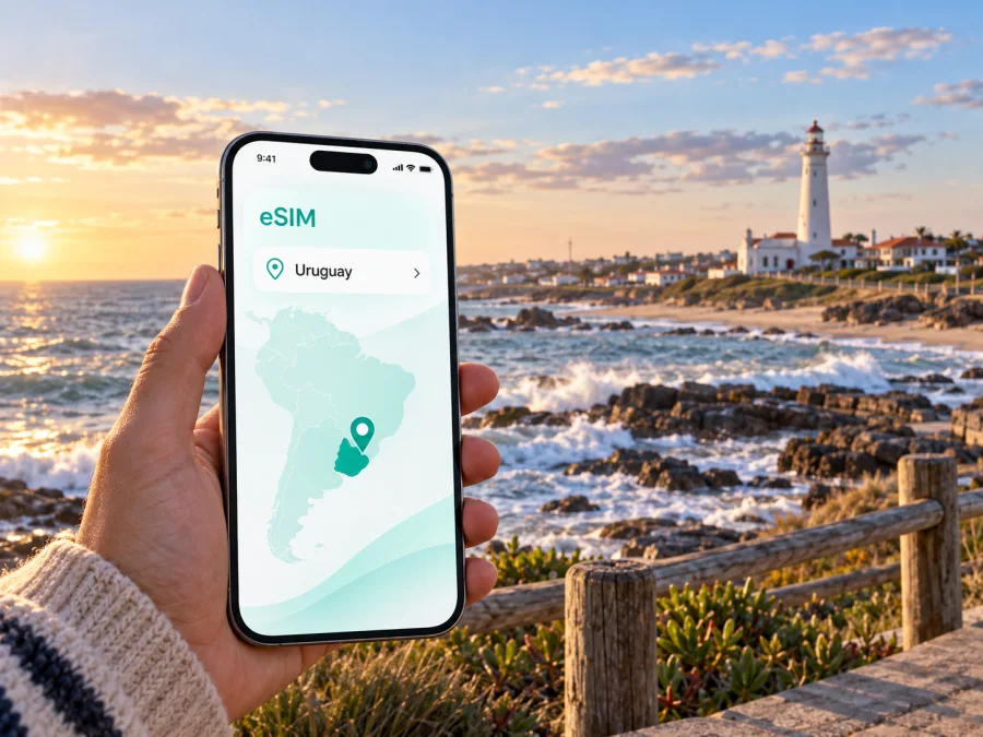 eSIM en La Paloma: internet móvil en Uruguay