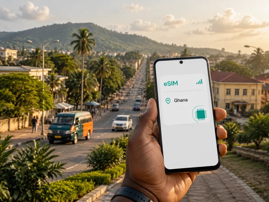 Ho eSIM: internet móvil para viajar a Ghana