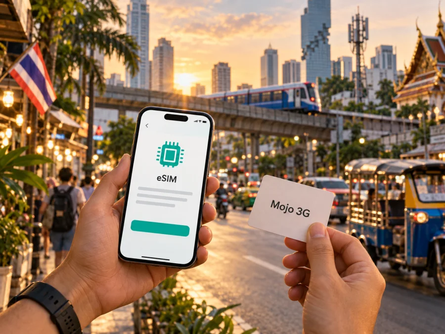 Mojo 3G eSIM en Tailandia: qué comprobar