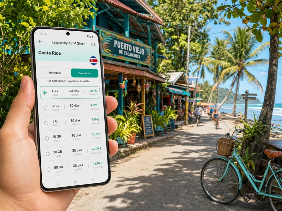 eSIM en Puerto Viejo: internet para viajar