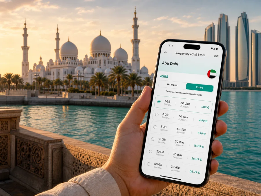eSIM en Abu Dabi: internet móvil para viajar
