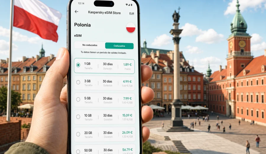 eSIM en Polonia: internet móvil para viajar