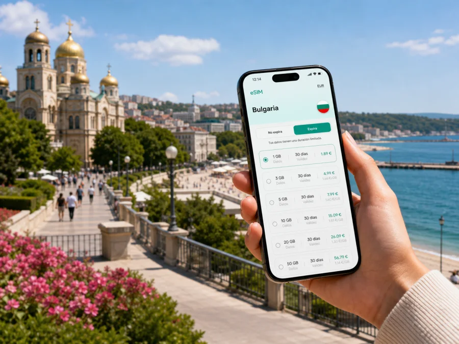 eSIM en Varna: internet móvil para viajar