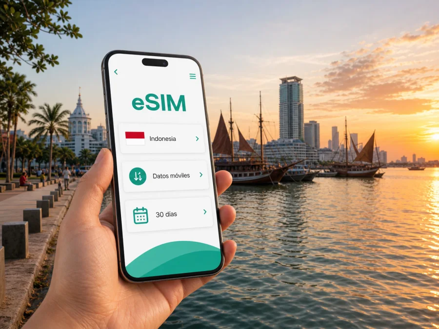 eSIM en Makassar: conexión móvil e internet