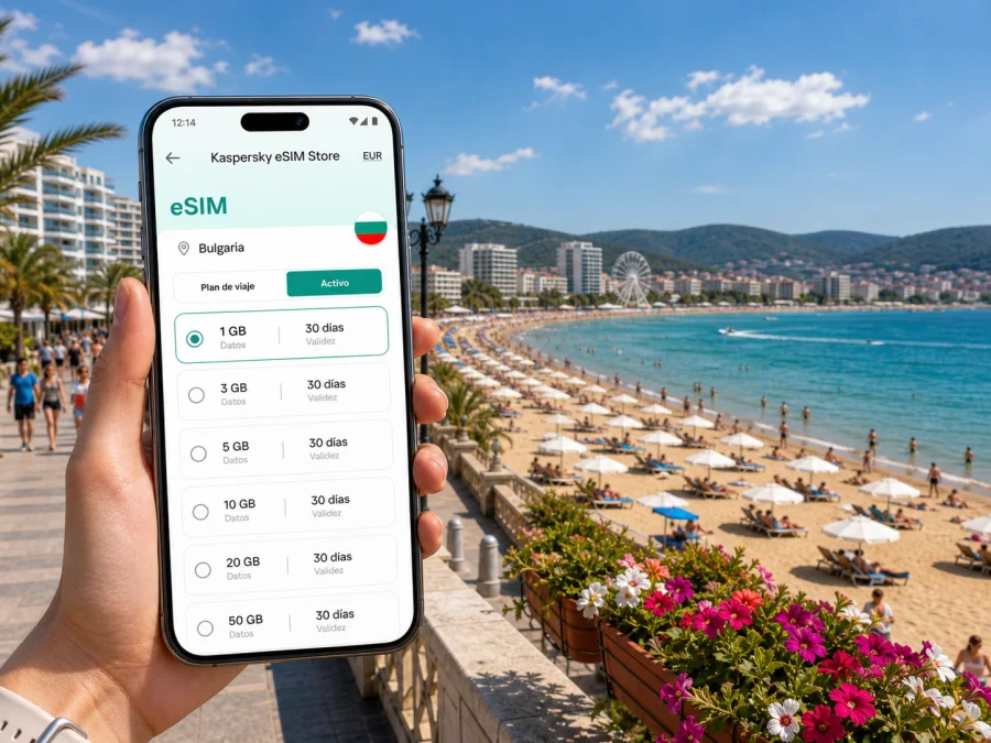 eSIM en Sunny Beach: internet móvil