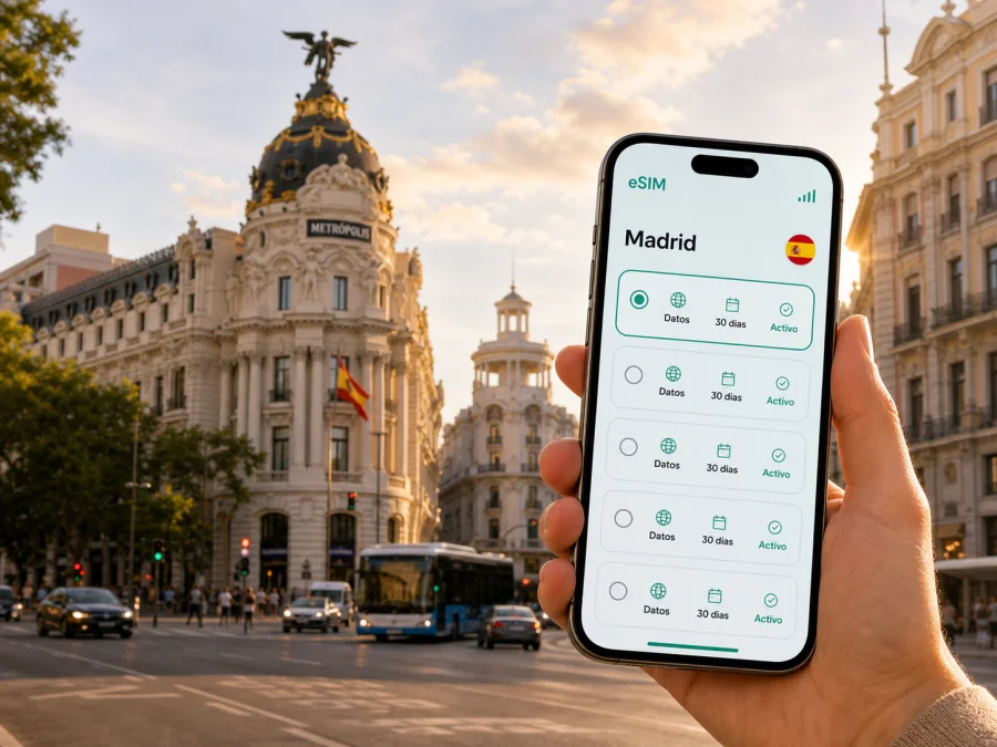 eSIM en Madrid: conexión móvil e internet