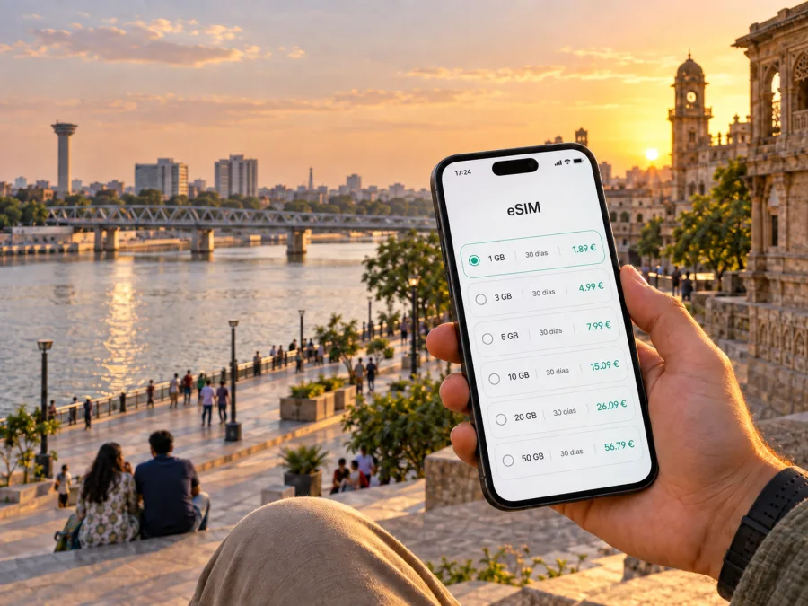 eSIM en Ahmedabad: conexión e internet móvil