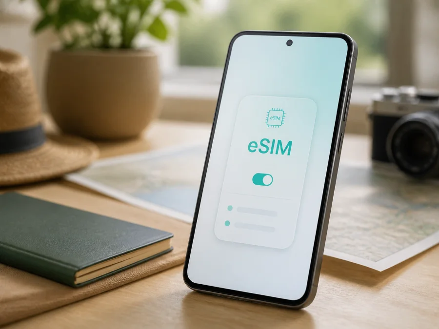 Samsung Galaxy A55 5G y eSIM