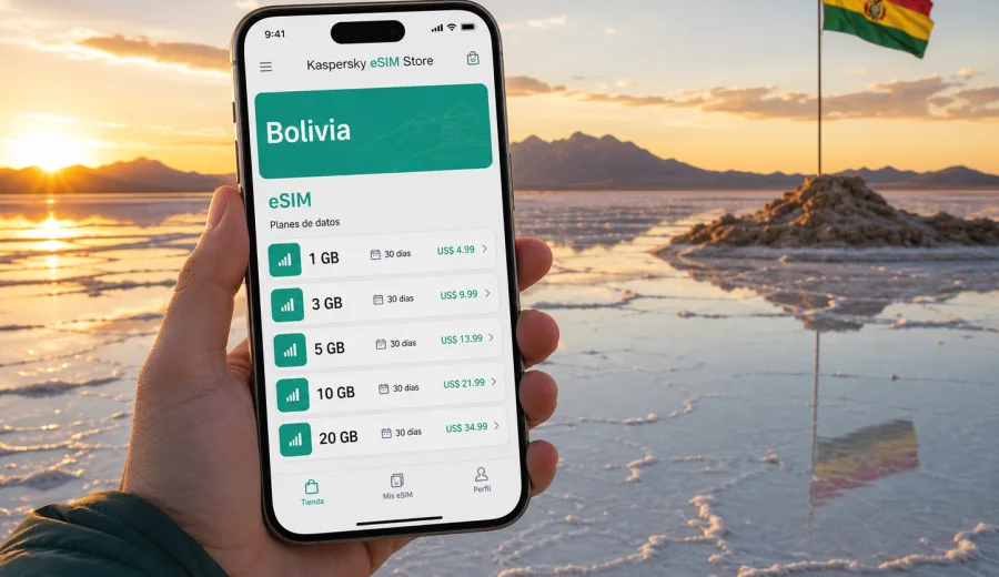 eSIM para Bolivia: internet móvil de viaje