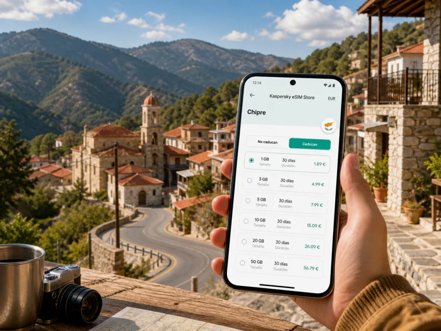 eSIM en Troodos: internet móvil para viajar