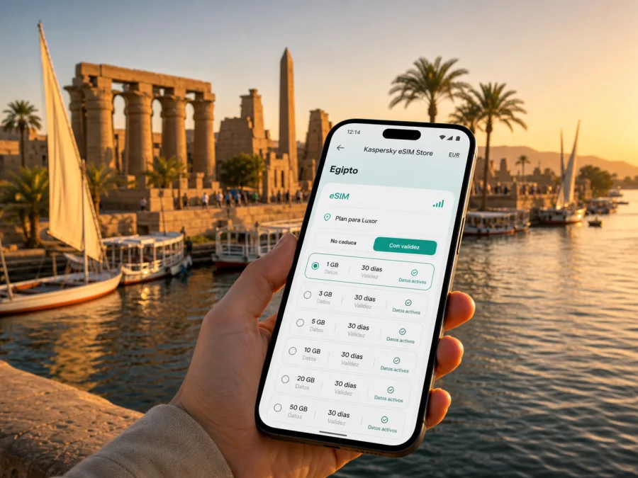 eSIM en Luxor: internet móvil para viajar
