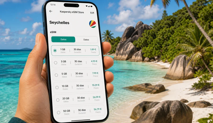 eSIM para Seychelles: conexión móvil e internet