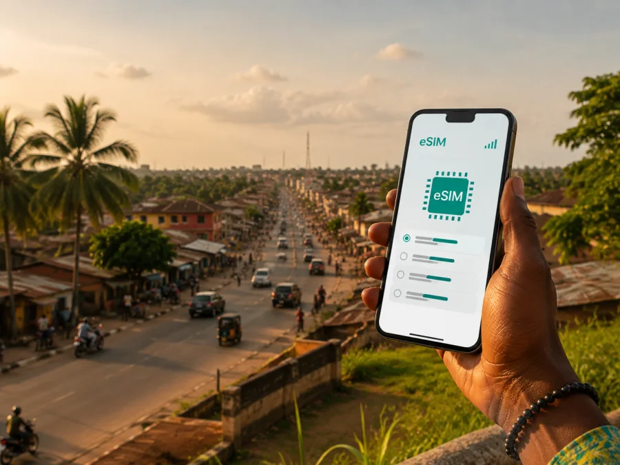 eSIM para Ciudad de Benín: internet en Nigeria