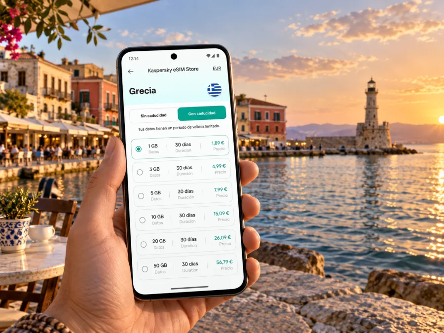 eSIM en La Canea: internet móvil para tu viaje