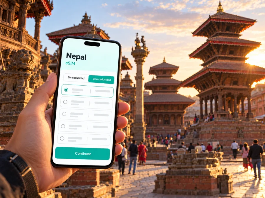 eSIM en Lalitpur: internet móvil para tu viaje a Nepal