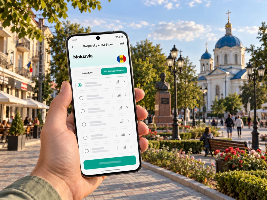 eSIM en Comrat: internet móvil en Moldavia