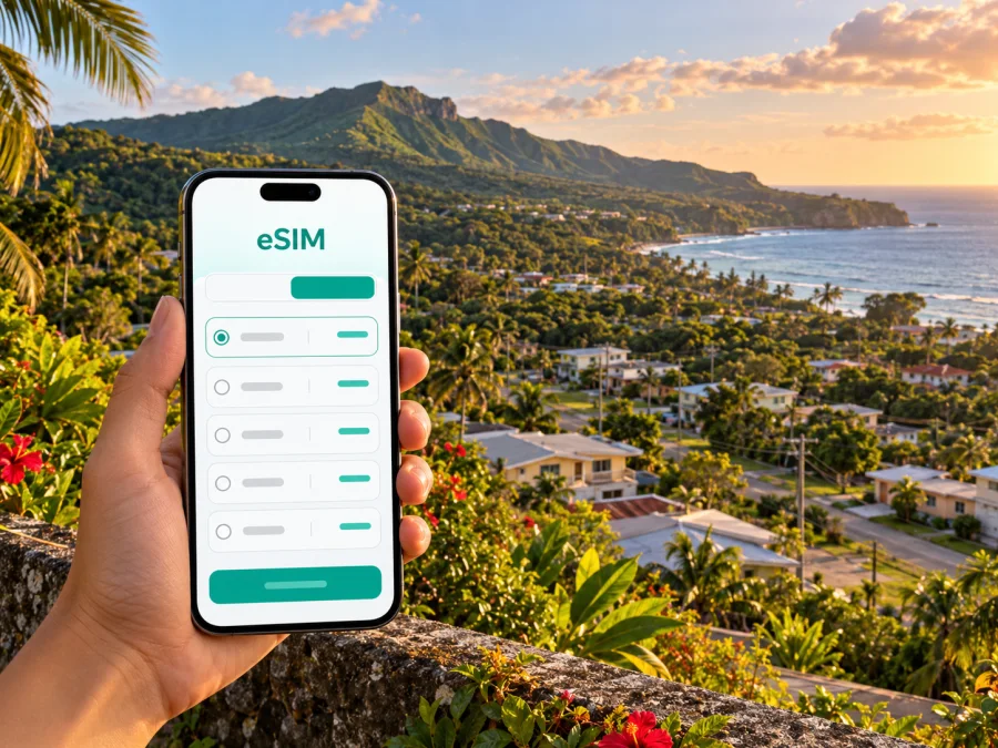 eSIM para Santa Rita, Guam: internet móvil