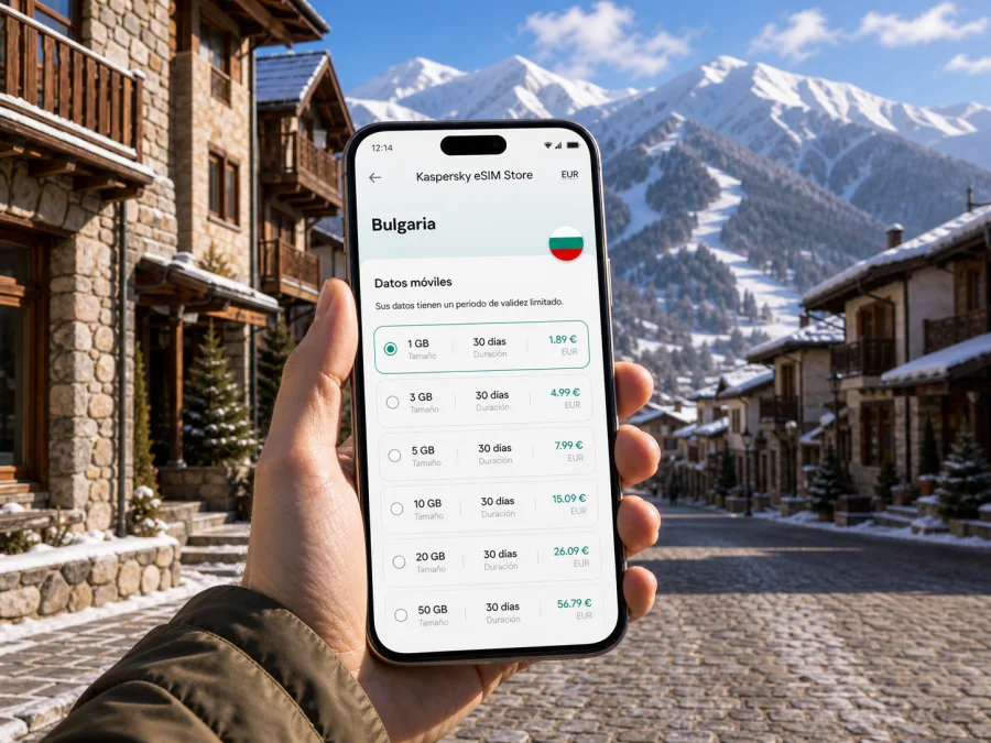 eSIM en Bansko: internet móvil para viajar