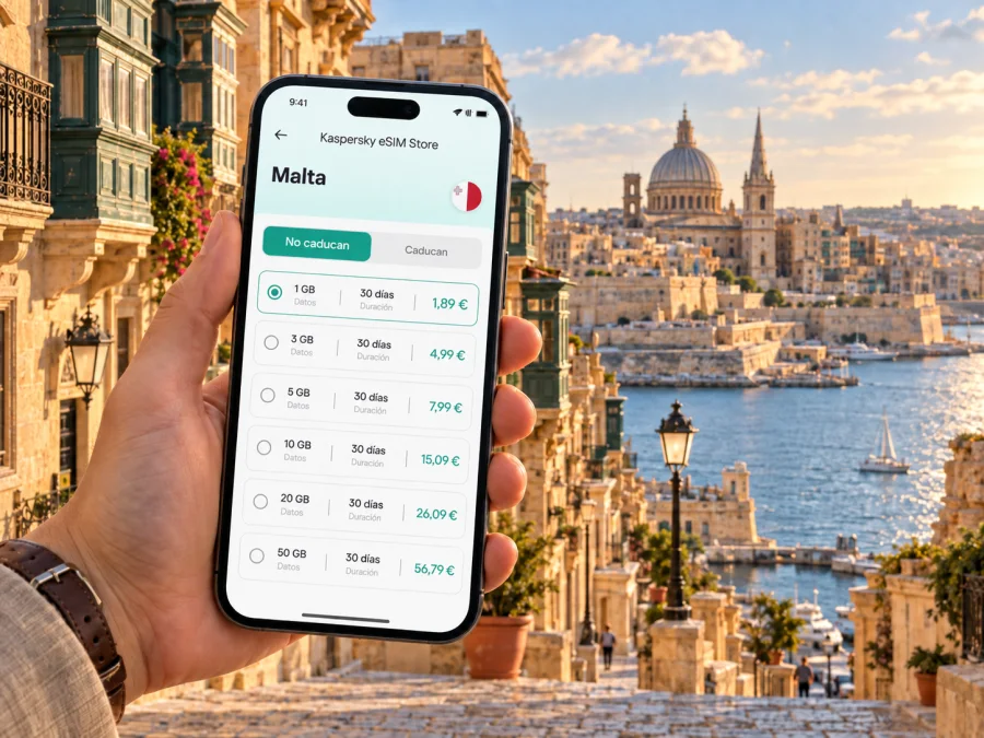 eSIM en La Valeta: internet y conexión móvil en Malta