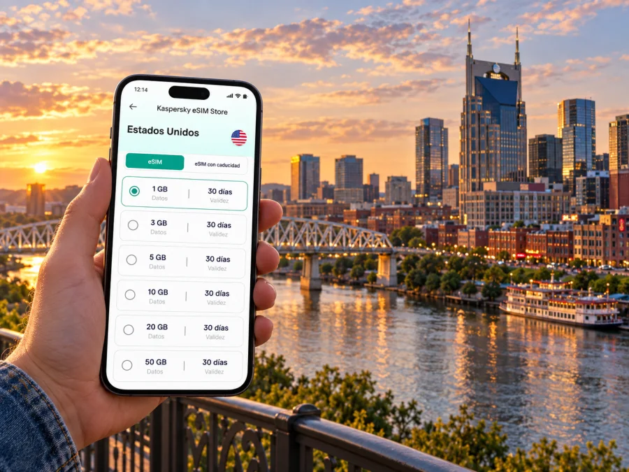 eSIM en Nashville: conexión e internet móvil