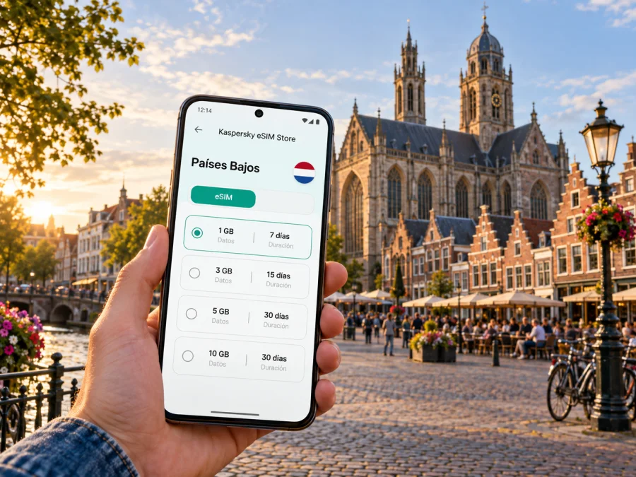 eSIM para Haarlem: internet móvil en tu viaje