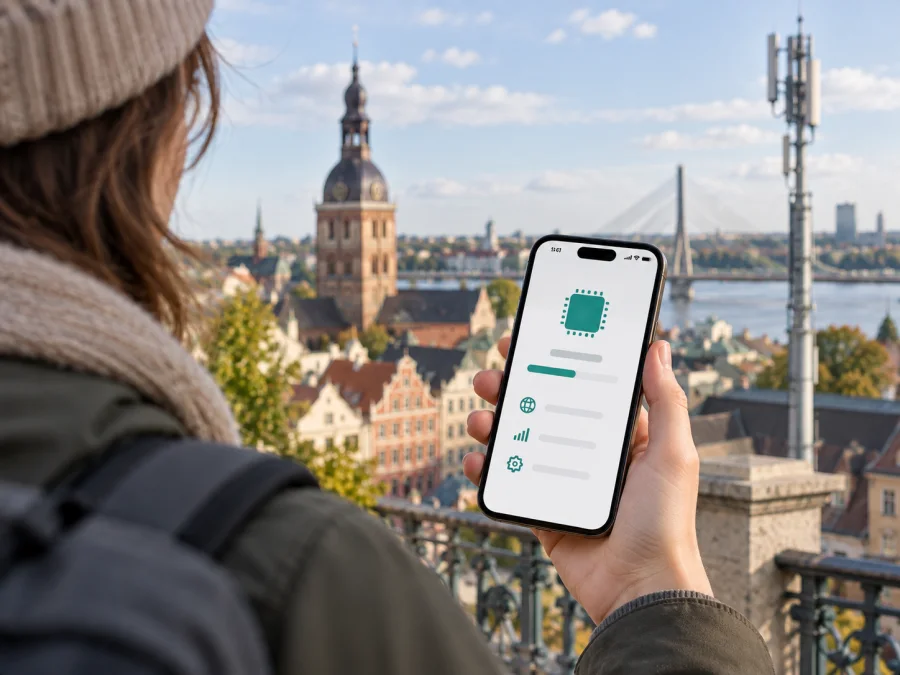 Bitė eSIM en Letonia: qué comprobar