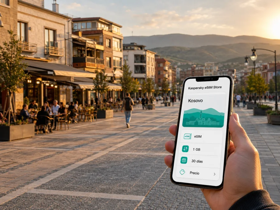eSIM en Ferizaj: internet móvil en Kosovo
