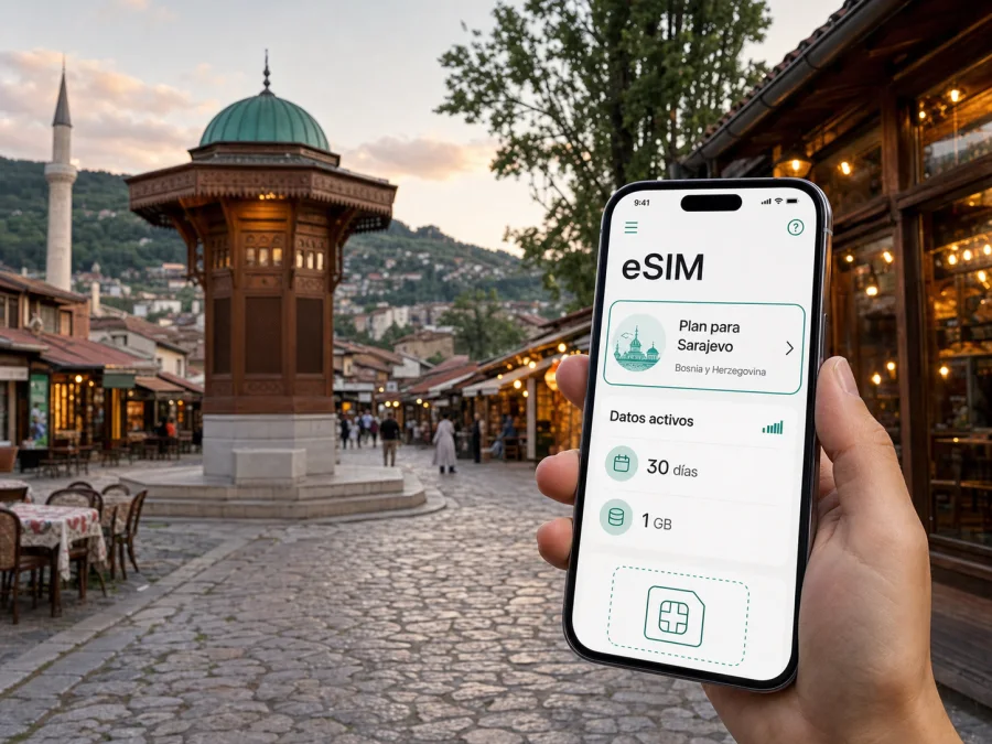 eSIM en Sarajevo: conexión móvil e internet