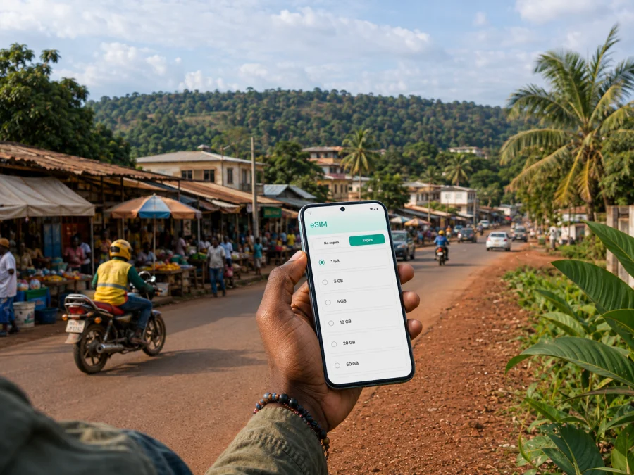 eSIM para Oyem: internet móvil en Gabón