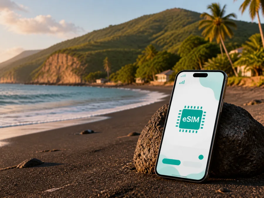 eSIM para Woodlands: internet móvil en Montserrat