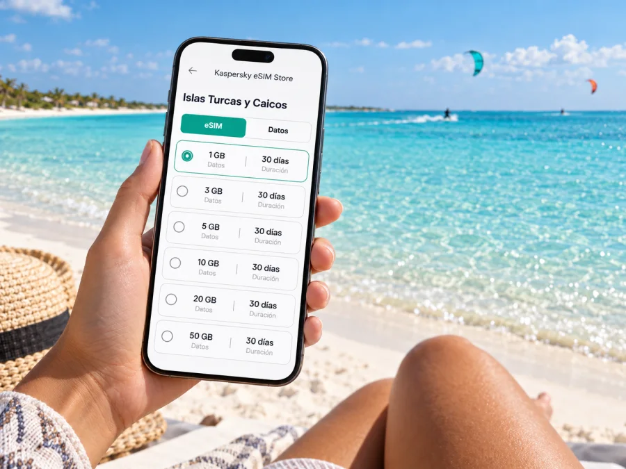 eSIM para Long Bay: internet en las Islas Turcas y Caicos