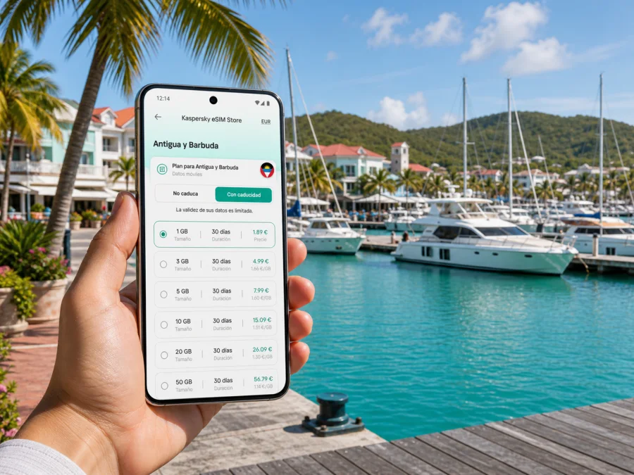eSIM para Jolly Harbour: internet móvil