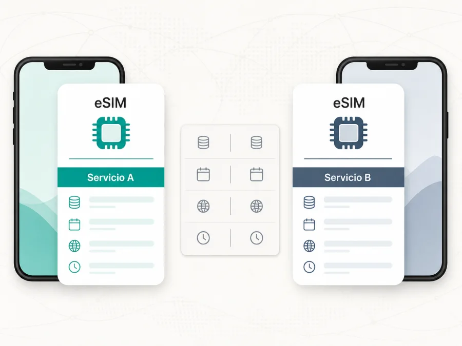 Airalo o Kaspersky eSIM Store: comparación