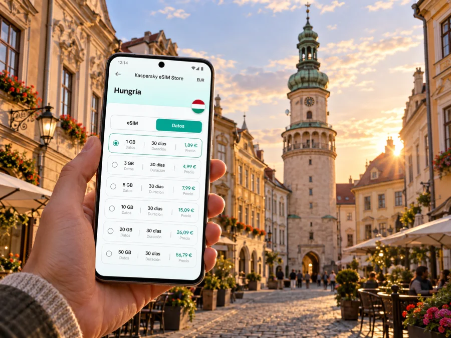 eSIM en Sopron: internet móvil para tu viaje