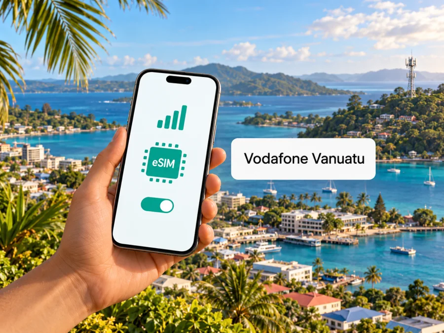 Vodafone Vanuatu eSIM en Vanuatu: guía de conexión