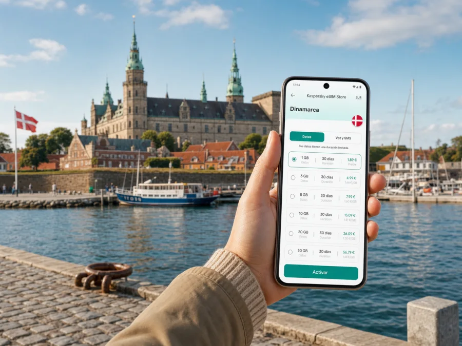 eSIM en Helsingor: internet móvil para viajar