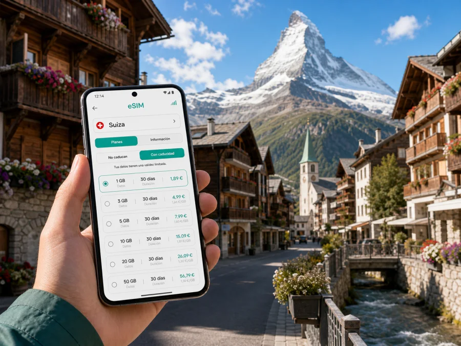 eSIM en Zermatt: internet móvil para viajar