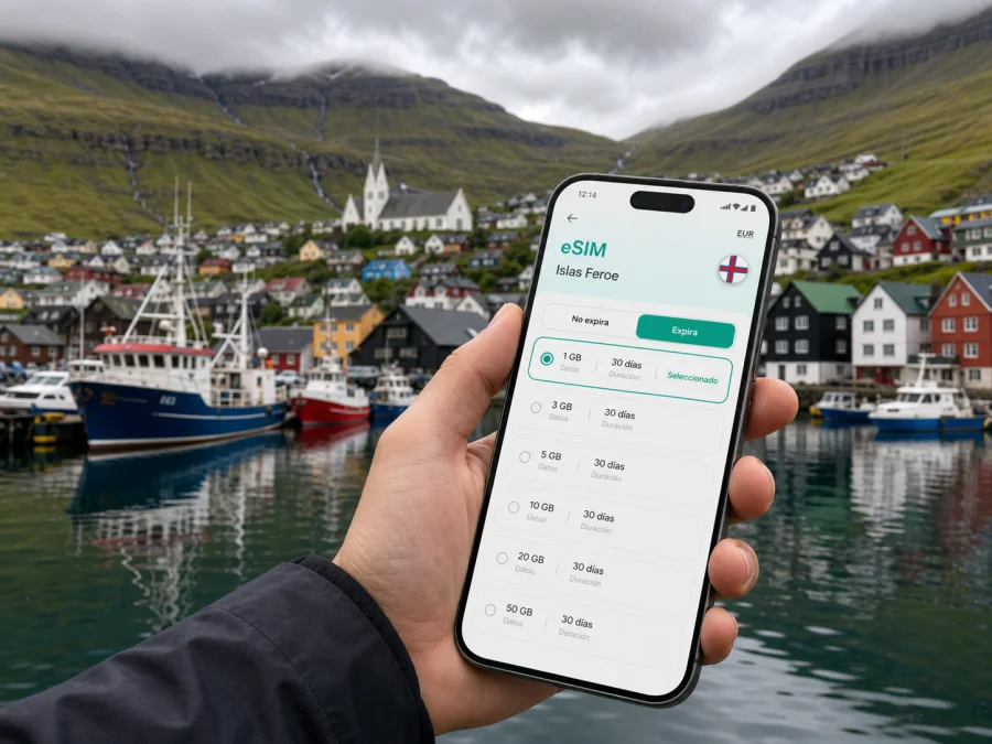 eSIM en Klaksvik: internet móvil de viaje