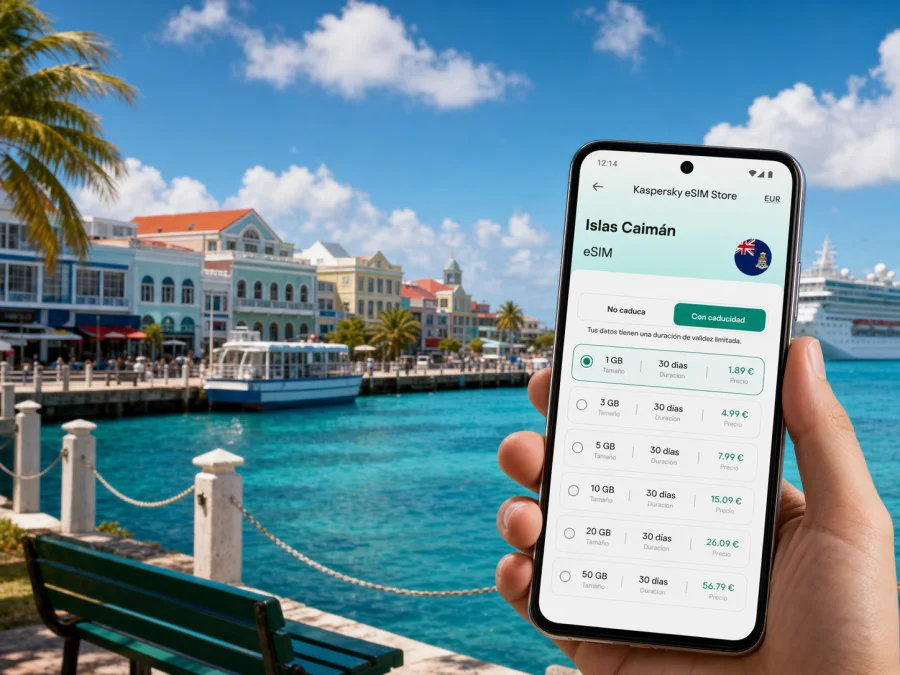 eSIM en George Town: internet y conexión móvil