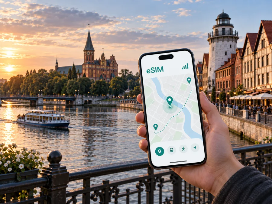 eSIM para Kaliningrado: internet móvil en la ciudad