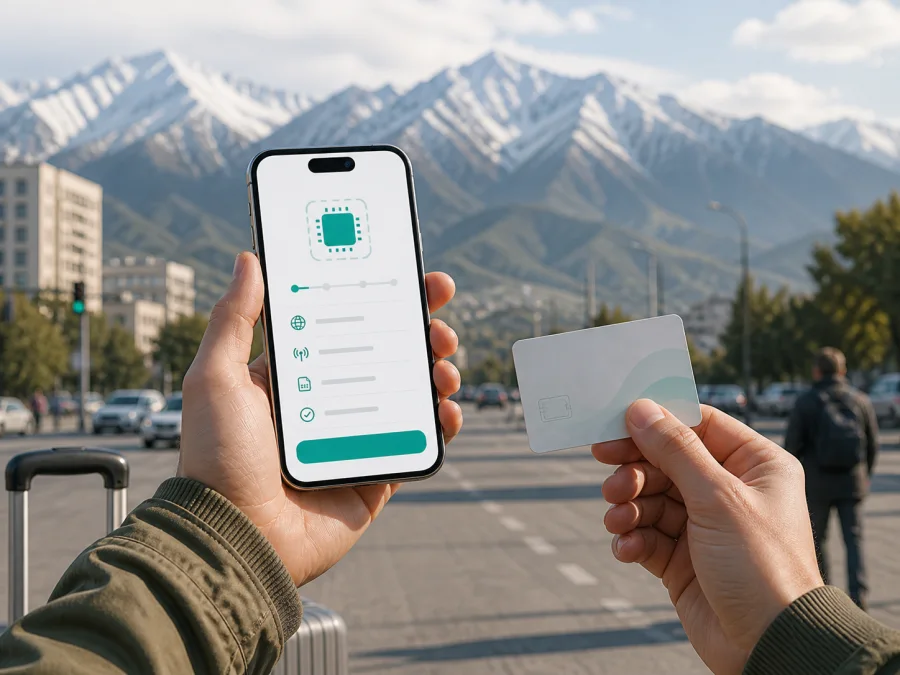 MegaCom eSIM en Kirguistán: guía para viajeros