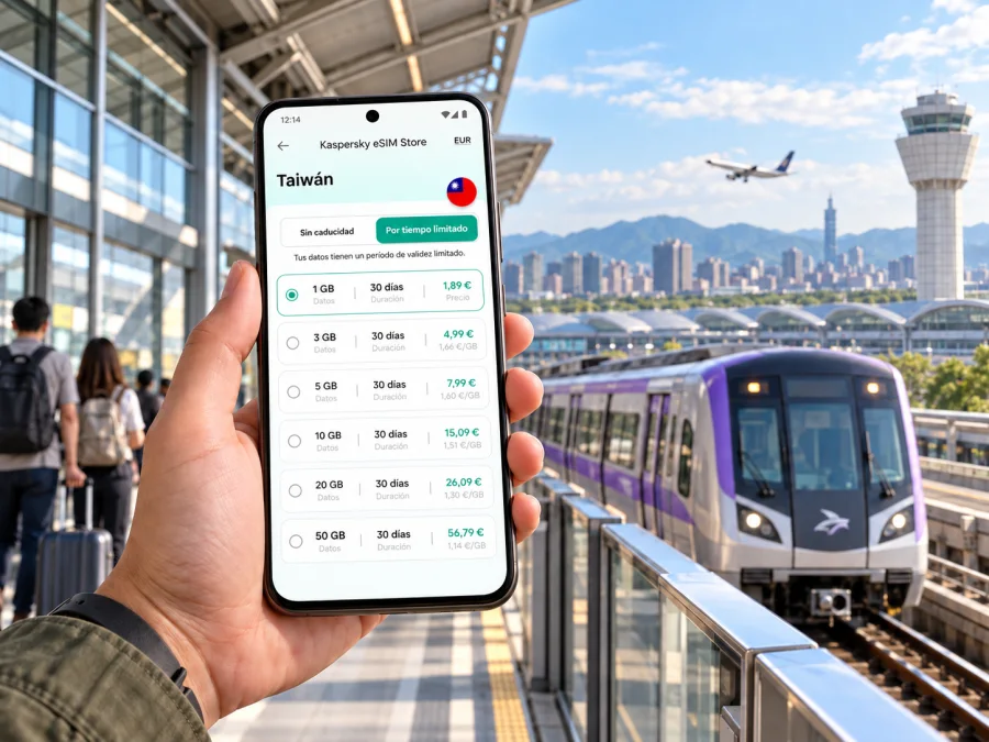 eSIM en Taoyuan: internet y conexión móvil