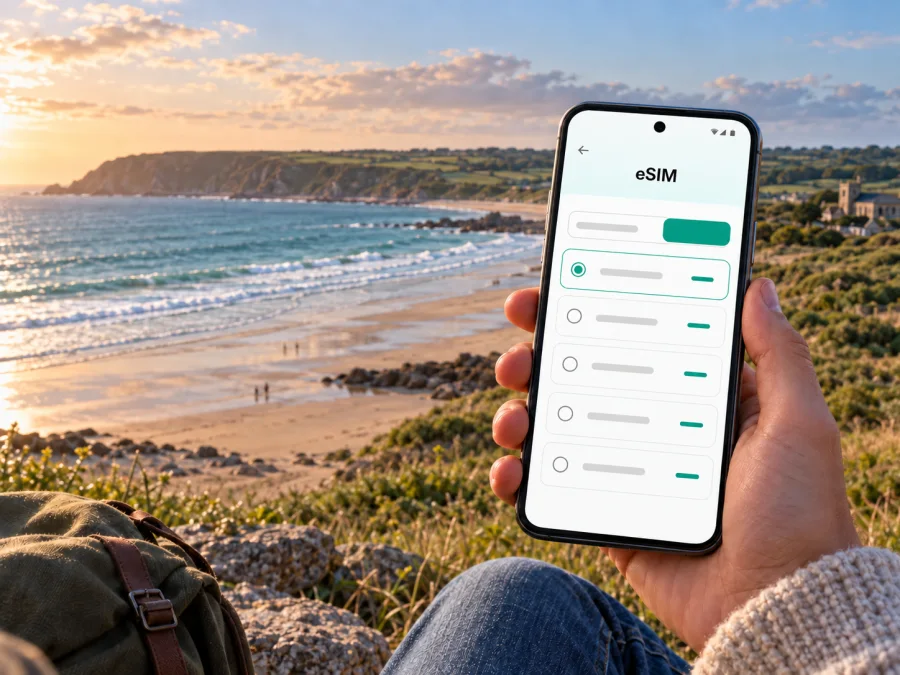eSIM en St Ouen: internet móvil en Jersey