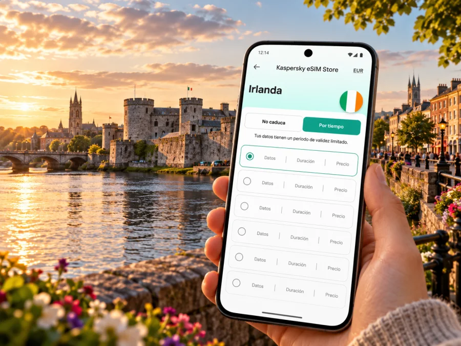 eSIM en Limerick: internet móvil en Irlanda