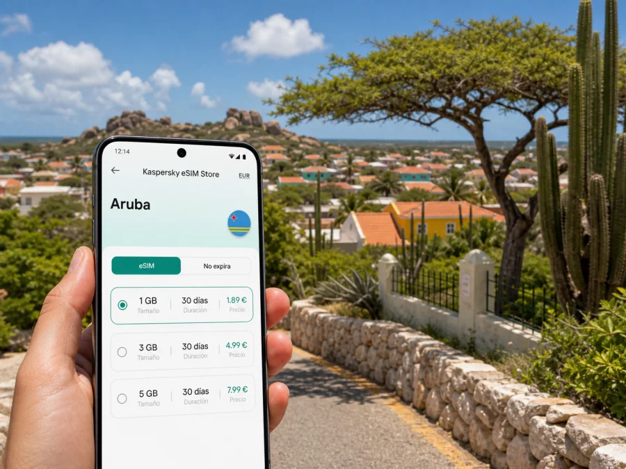 eSIM en Paradera: internet móvil para Aruba