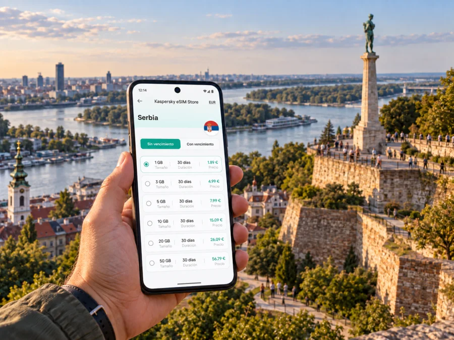eSIM en Belgrado: internet móvil para tu viaje