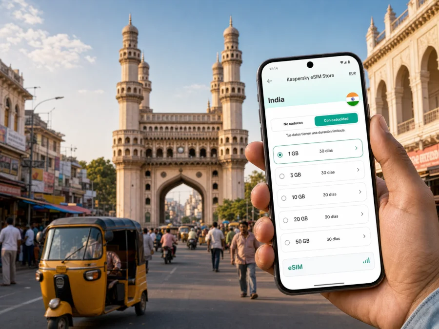 eSIM en Hyderabad: internet móvil para viajar