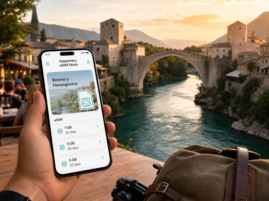 eSIM en Mostar: internet móvil para su viaje